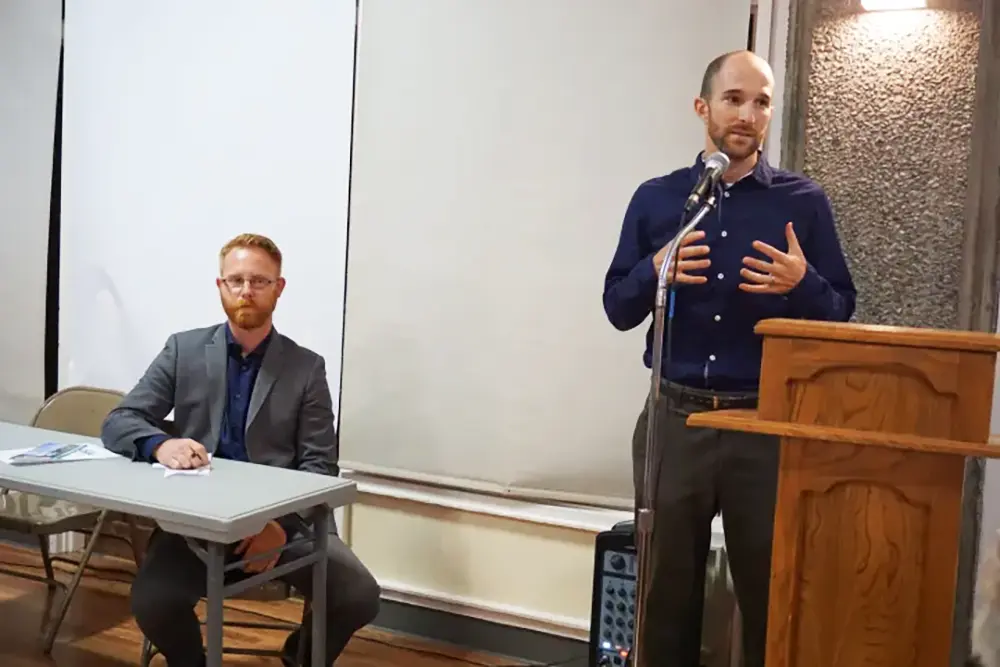 Dustan Batton up next to speak at podium